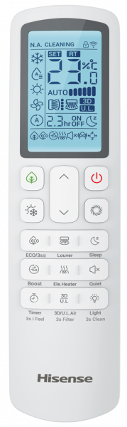Hisense ����������� �����-������� ���������� ���� ����� HEAVY EU DC INVERTER R32 Wi-Fi AUC-36UR4RKC8/PE-QFA/CD/AUW-36U4RK7